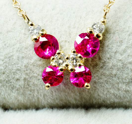 ルビー ネックレス