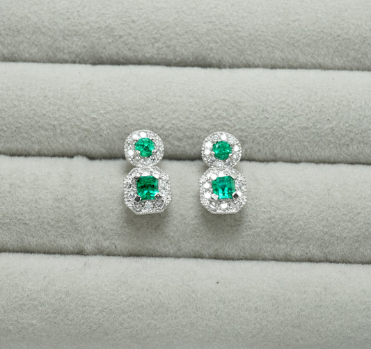 エメラルド ピアス