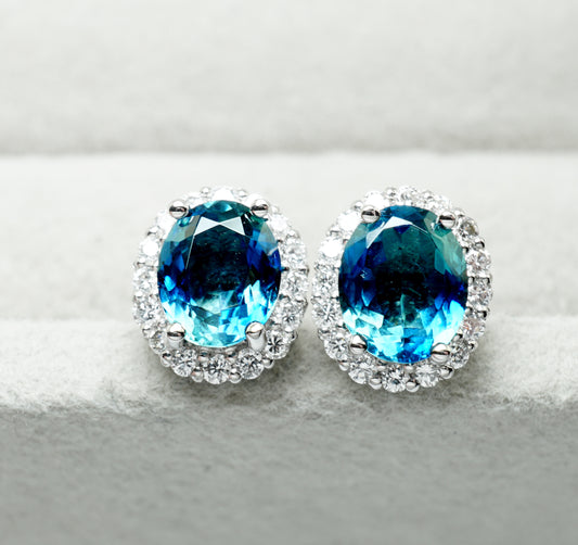 アクアマリン ピアス