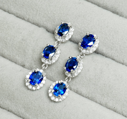 サファイア ピアス