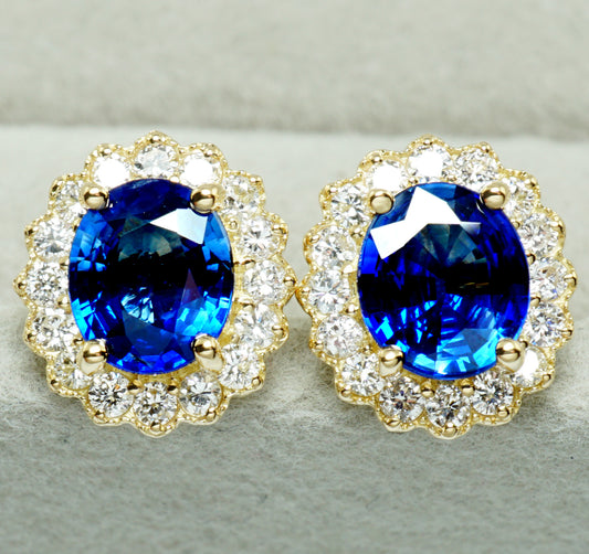 サファイア ピアス