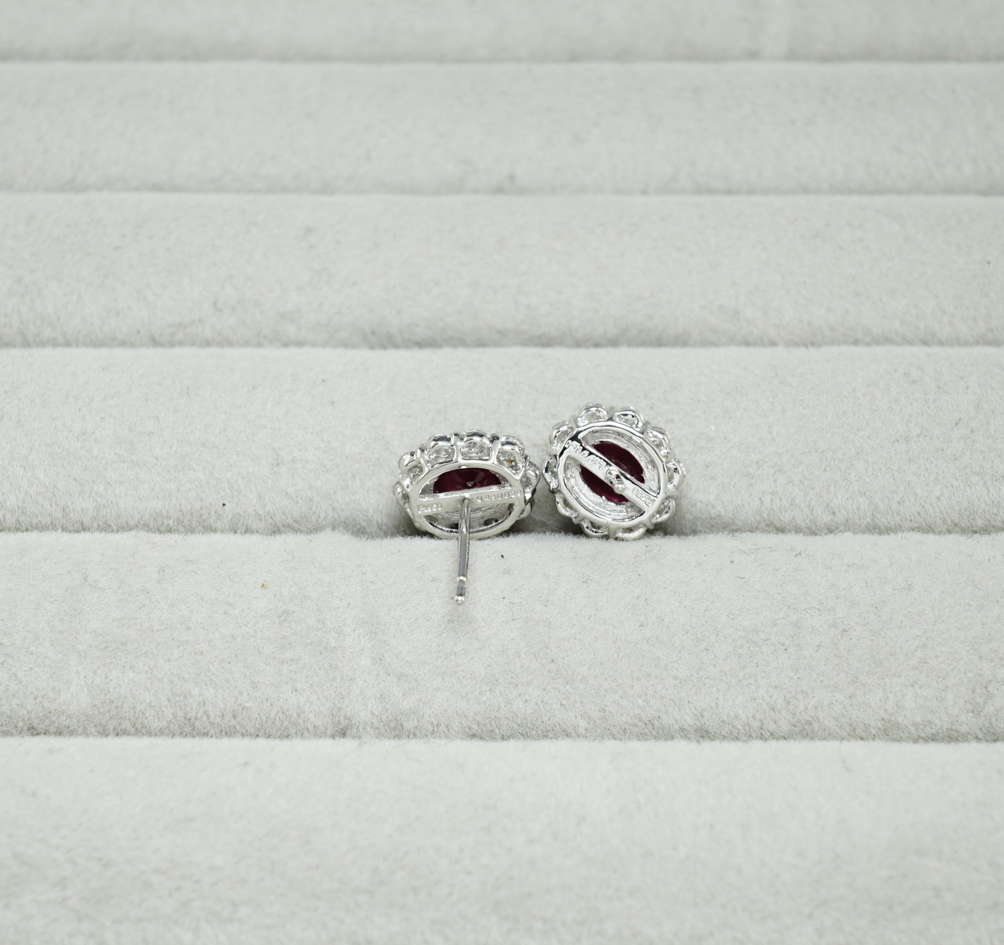 ピジョンブラッドルビー ピアス