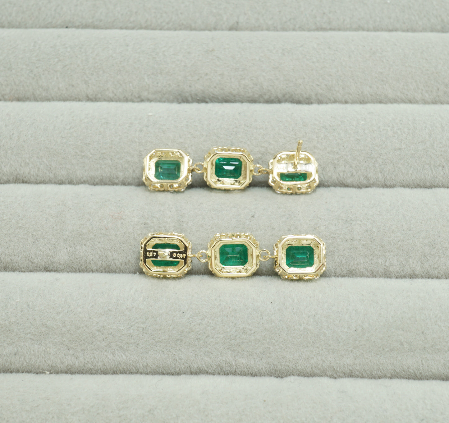 エメラルド ピアス