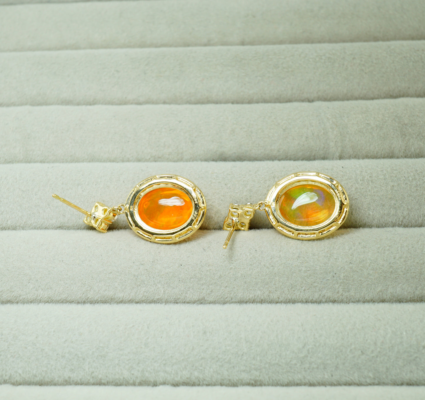 メキシコオパール ピアス