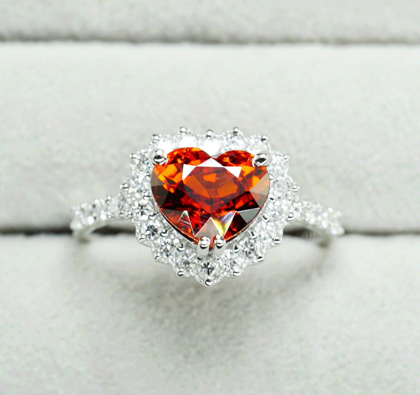 スペサタイトガーネット リング