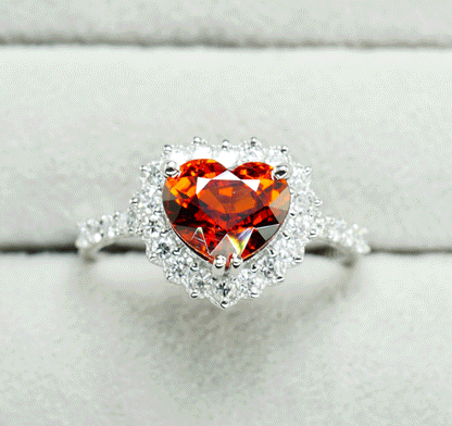 スペサタイトガーネット リング