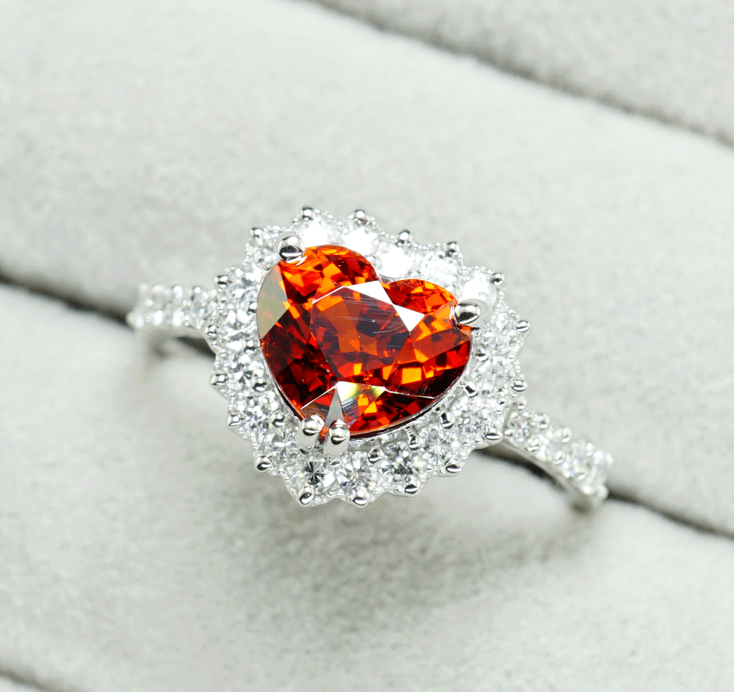 スペサタイトガーネット リング