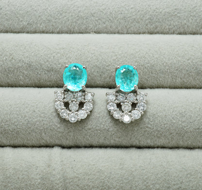 パライバトルマリン ピアス