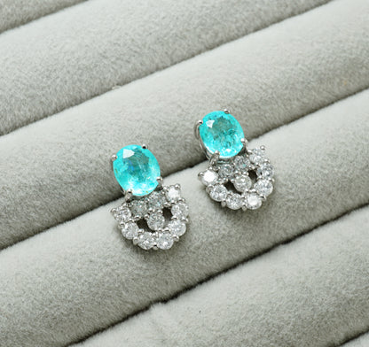 パライバトルマリン ピアス