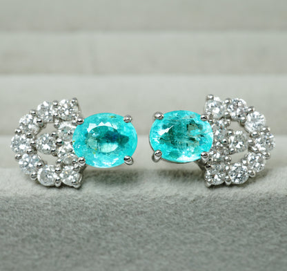 パライバトルマリン ピアス