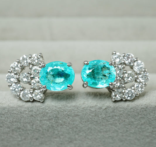 パライバトルマリン ピアス