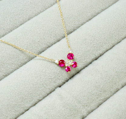 ルビー ネックレス