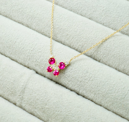 ルビー ネックレス