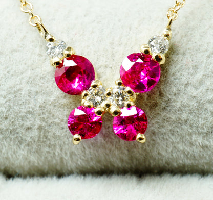 ルビー ネックレス