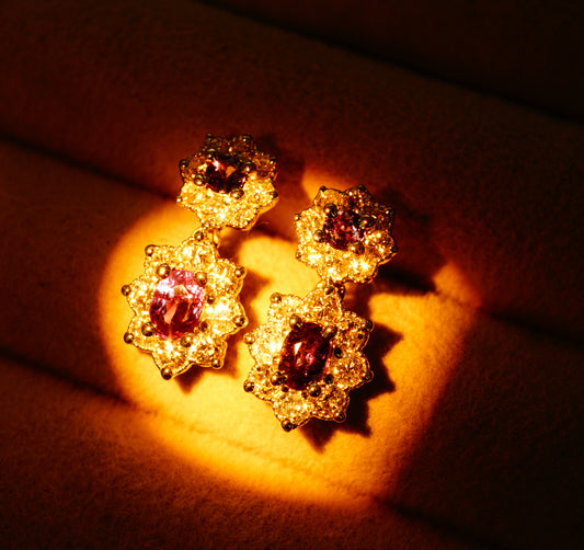 アレキサンドライト ピアス