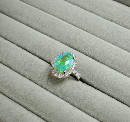 クリスタルオパール リング