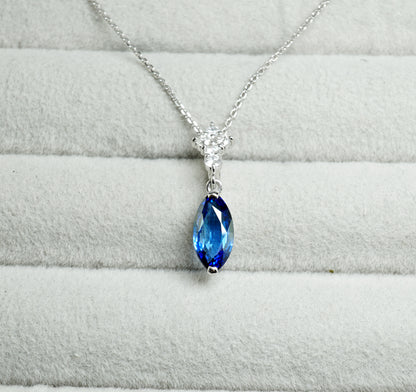サファイア ネックレス