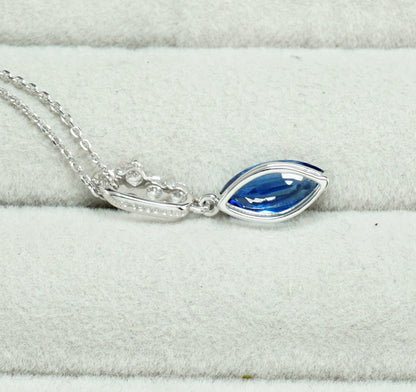 サファイア ネックレス