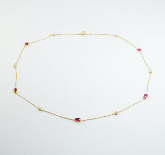 ルビー ネックレス