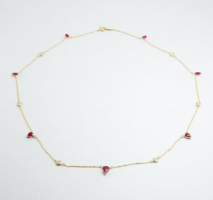 ルビー ネックレス