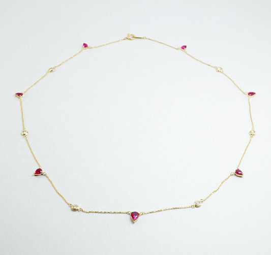 ルビー ネックレス