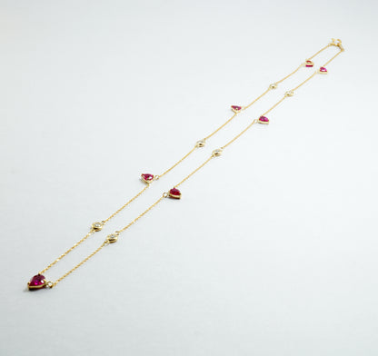ルビー ネックレス