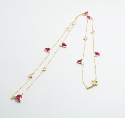 ルビー ネックレス