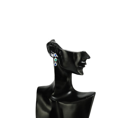 サファイア・エメラルド ピアス