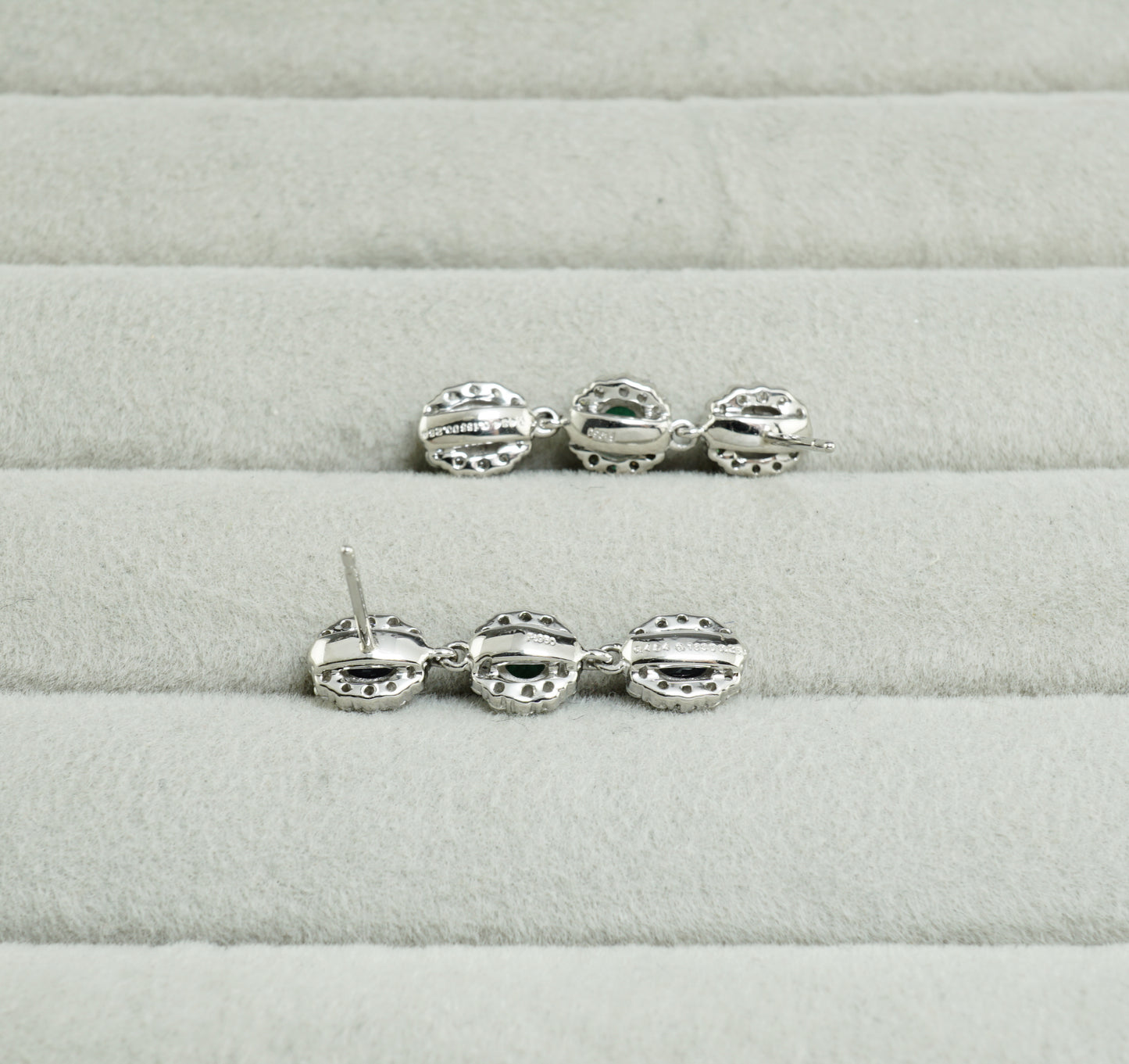 サファイア・エメラルド ピアス