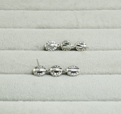 サファイア・エメラルド ピアス