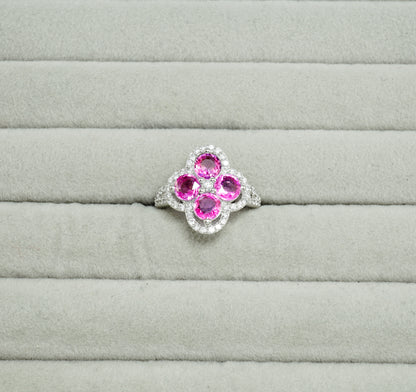 ピンクサファイア リング