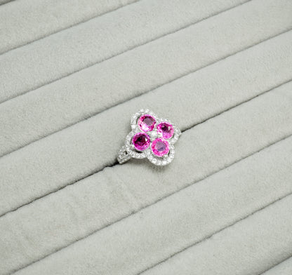 ピンクサファイア リング