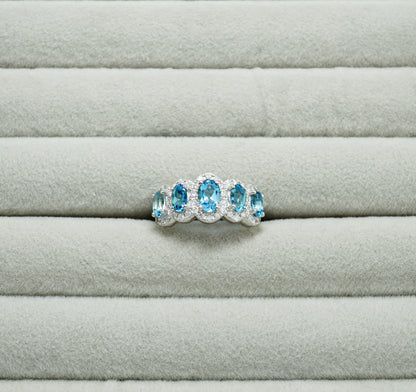 アクアマリン リング