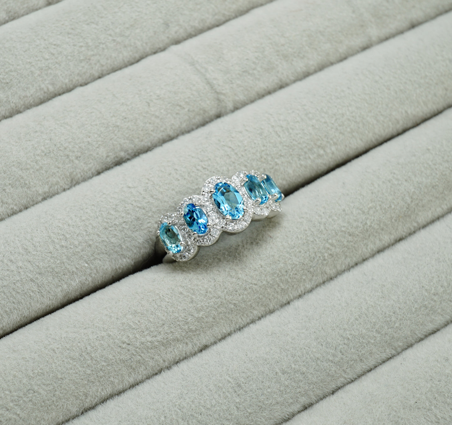 アクアマリン リング