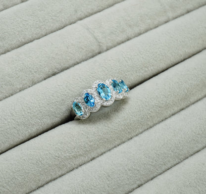 アクアマリン リング