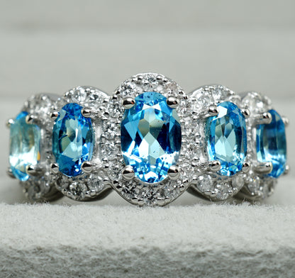 アクアマリン リング