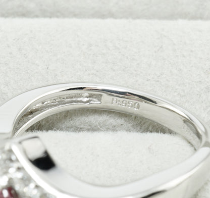 パパラチヤサファイア リング