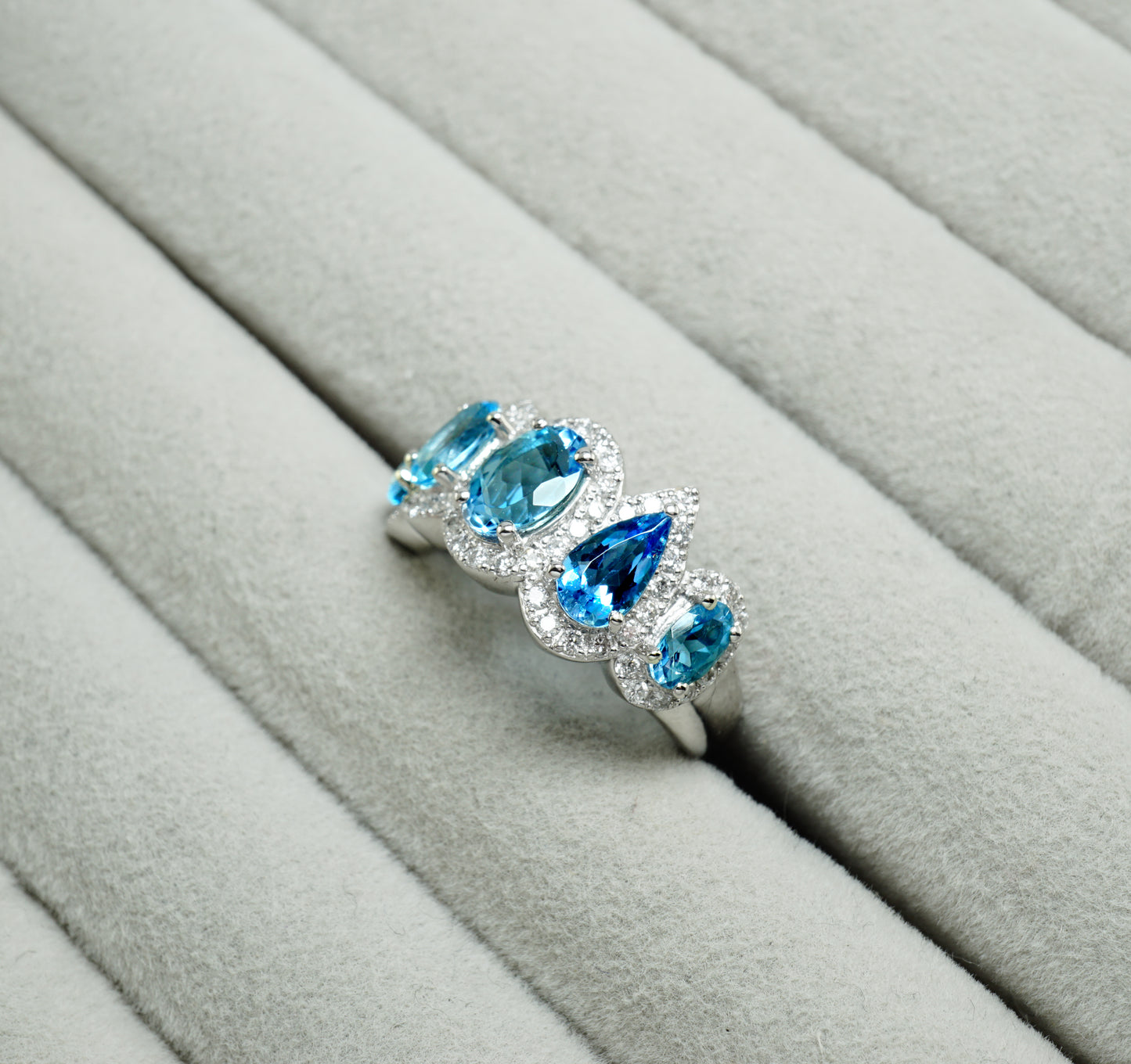 アクアマリン リング