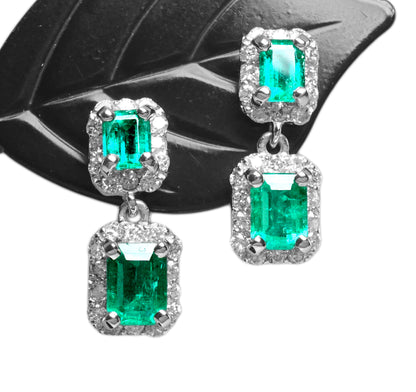 エメラルド ピアス