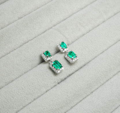 エメラルド ピアス