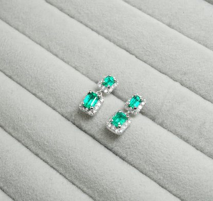 エメラルド ピアス