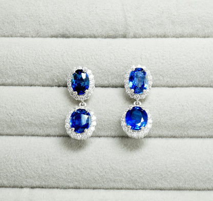 サファイア ピアス