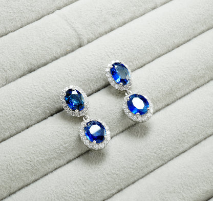 サファイア ピアス