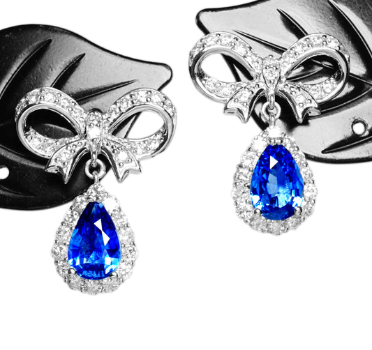 サファイア ピアス