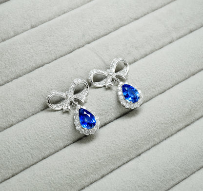 サファイア ピアス