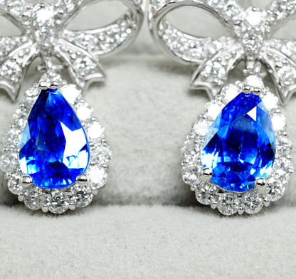 サファイア ピアス