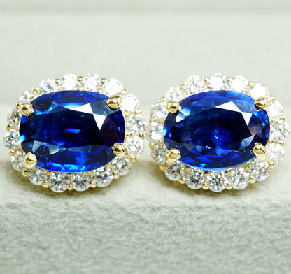 サファイア ピアス