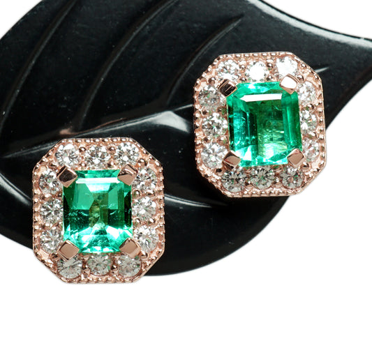 エメラルド ピアス