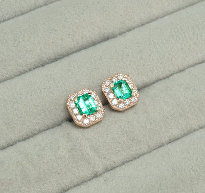 エメラルド ピアス