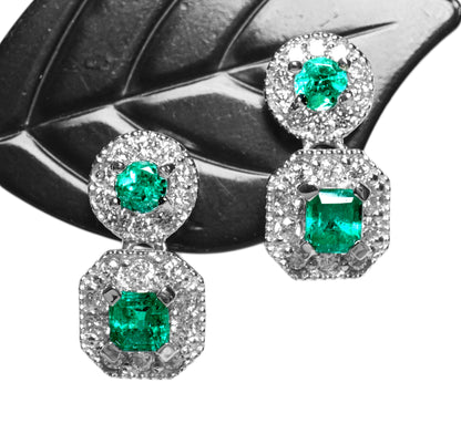 エメラルド ピアス